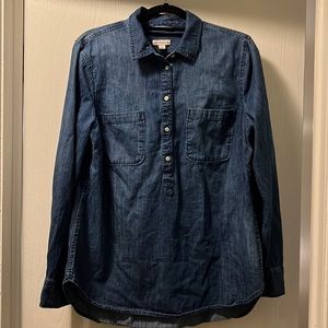 Jean pullover shirt